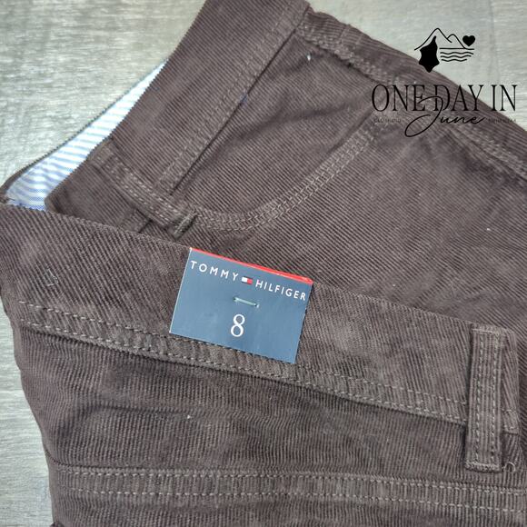 Tommy Hilfiger Corduroy Mini Skirt Size 8 - Picture 2 of 6